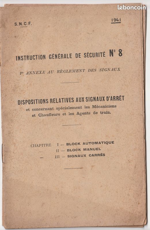 SNCF IGS 8- Dispositions relatives aux signaux d'arrêt (image 1)