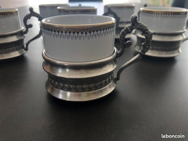 Tasses à Thé - Tognana - PS085022145 - Lot de 6 - Porcelaine - Lavable