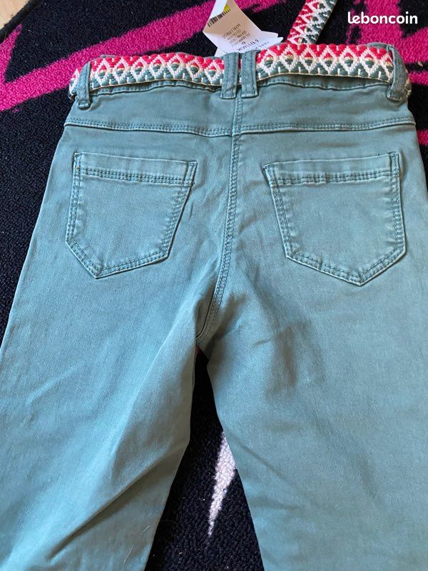 Pantalon avec ceinture fille 6 ans Tape à l’œil (image 4)