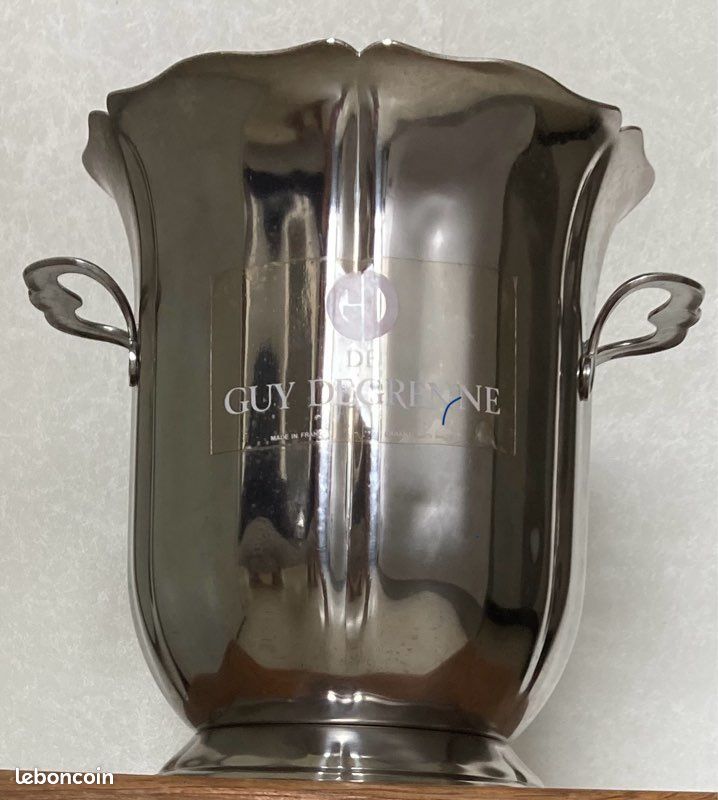 Ancien Seau à Champagne en Inox Guy Degrenne sur Gens de Confiance