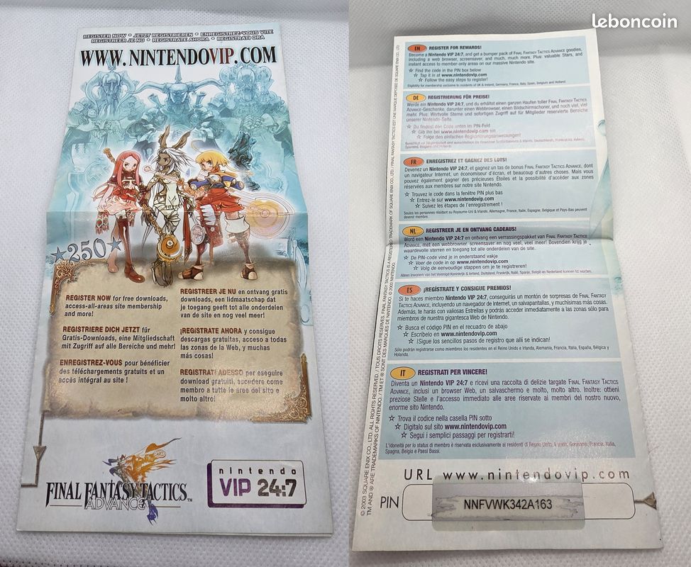 Square Enix Final Fantasy Tactics Advance GBA PAL 2003 AGB-AFXP-EUR (image 2)