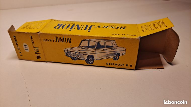 Dinky Toys France - Renault 8 Junior Réf. 103 Avec Boîte - Miniature Ancienne
