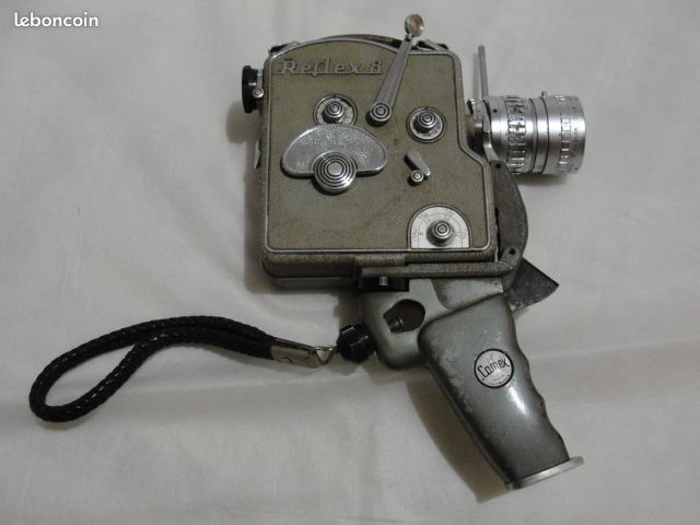 Poignée De Caméra ERCSAM Pour C AMEX 8 Mm Et 9,5 Mm, Vintage, Pièce Détachée Ancienne