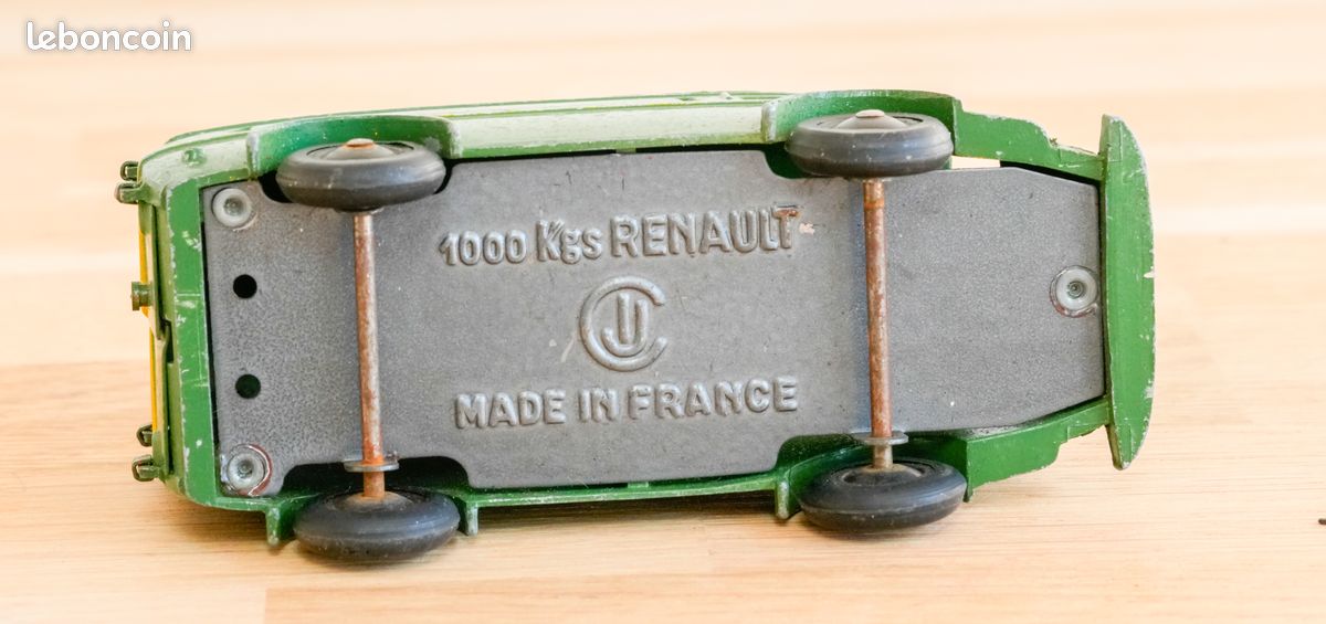 Camion Miniature Renault CIJ 1000 Kg à Restaurer - Zamak Jaune, Made In France, Sans Prix De Réserve