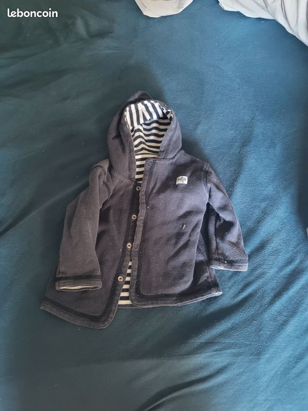 Veste bébé réversible 3 mois (image 1)