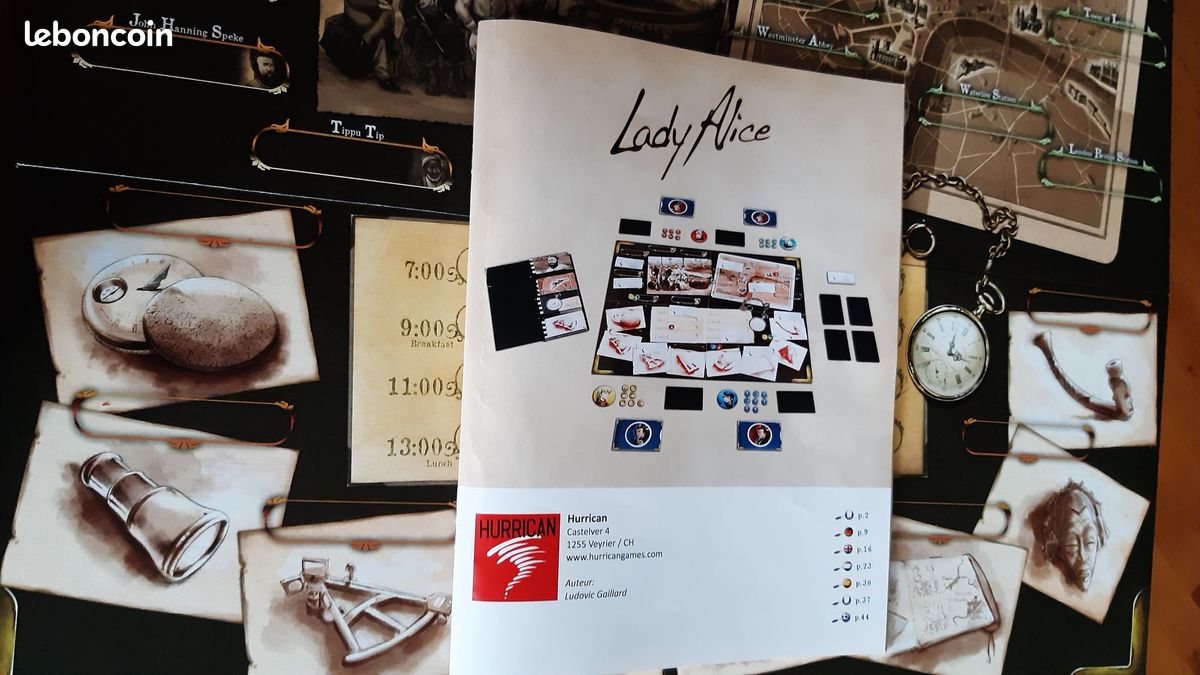 Lady Alice jeux de société marque Hurrican (image 5)
