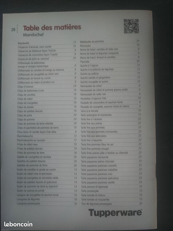 Livre mandochef tupperware (image 2)