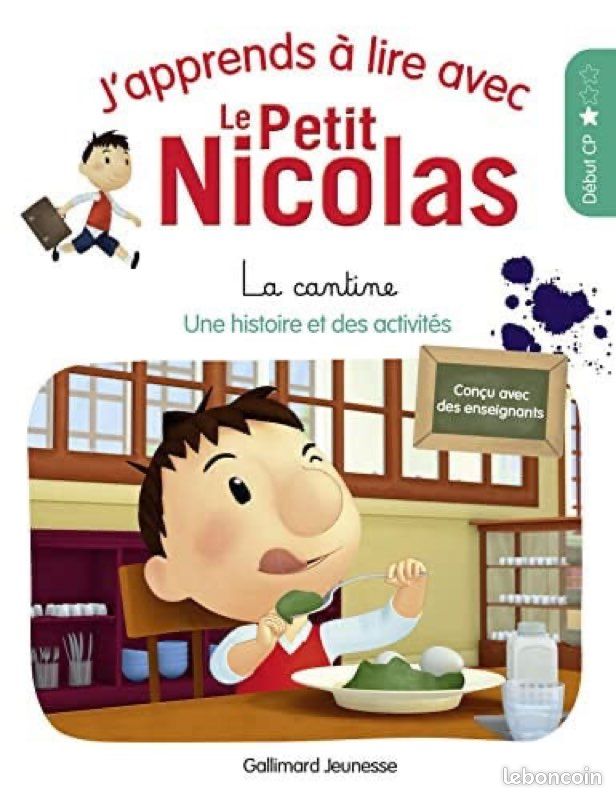 Livre ‘ j’apprends à lire avec le petit Nicolas ‘ (image 1)