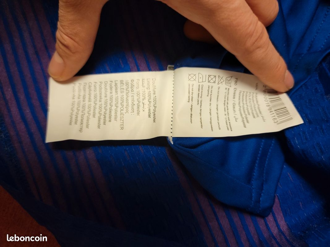 Festive robe bleu royal Camaïeu. Neuve (image 13)