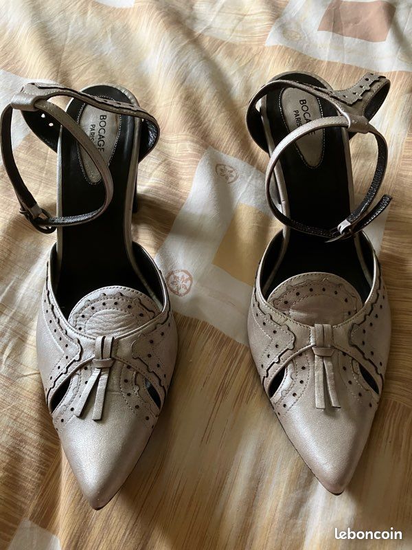 Bocage Sandale Talon ArgentÃ© Sandales Femme Talon Argent Clearance