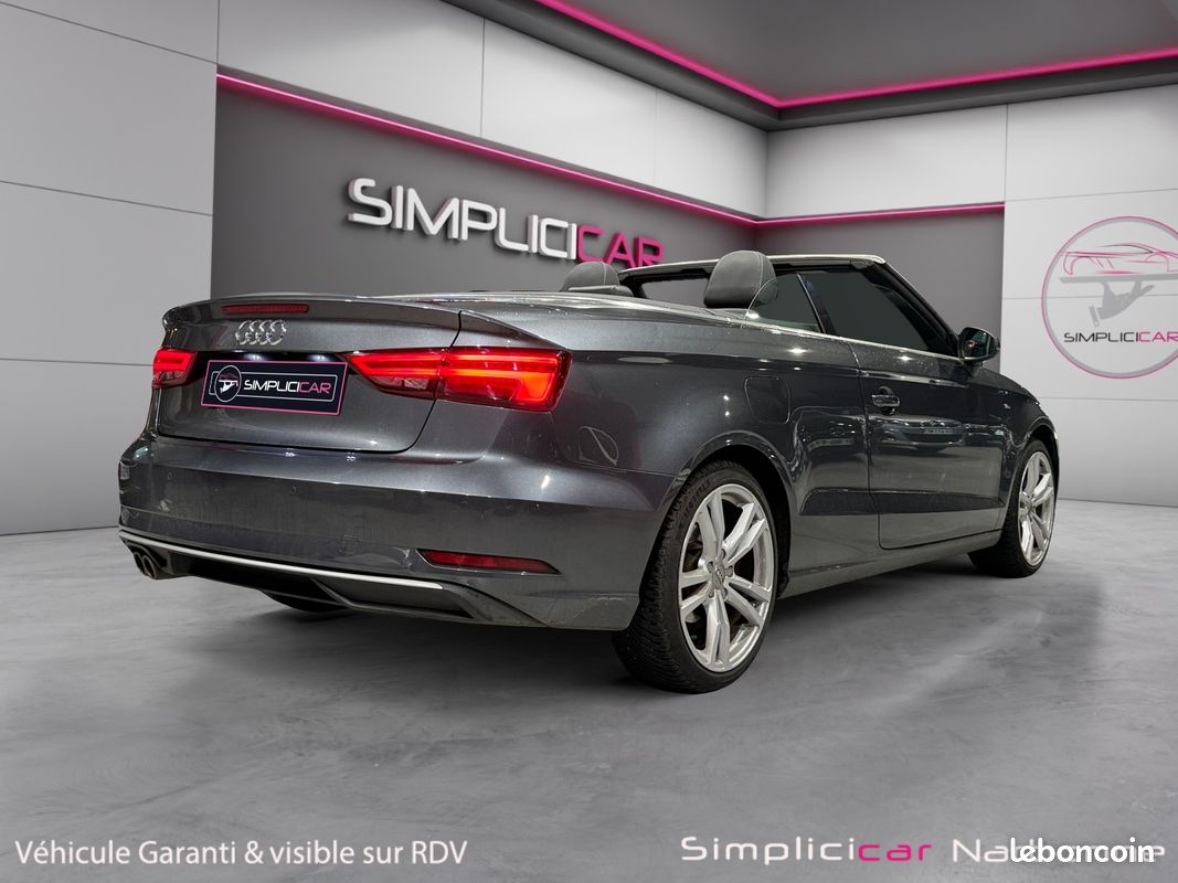 AUDI A3 CABRIOLET 2.0 TDI 150 S Line Garantie 12 mois Sièges chauffants Capote acoustique Roue de secours (image 5)