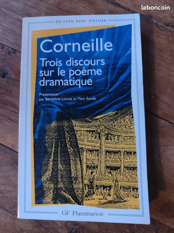 Cornille, Trois discours sur le poème dramatique (image 1)