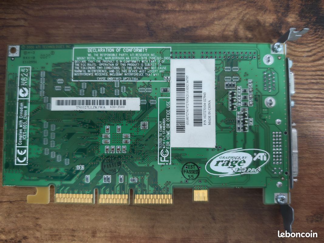 Carte graphique ATI Rage 128 PRO 16Mo AGP (MAC EDITION) (image 3)