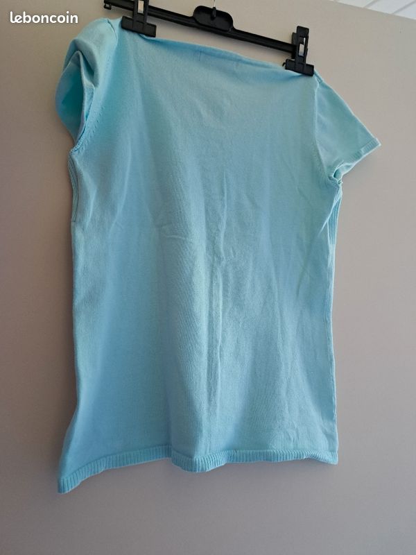 Tshirt col rond caché cache taille 4 (image 2)
