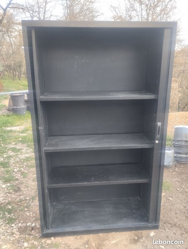 Armoire métallique noire H198 x L120 x P45cm 🤔Prix dégressif (image 2)