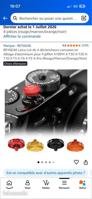 Fujifilm x100 vi quasi neuf sous garanti + accessoires (image 12)