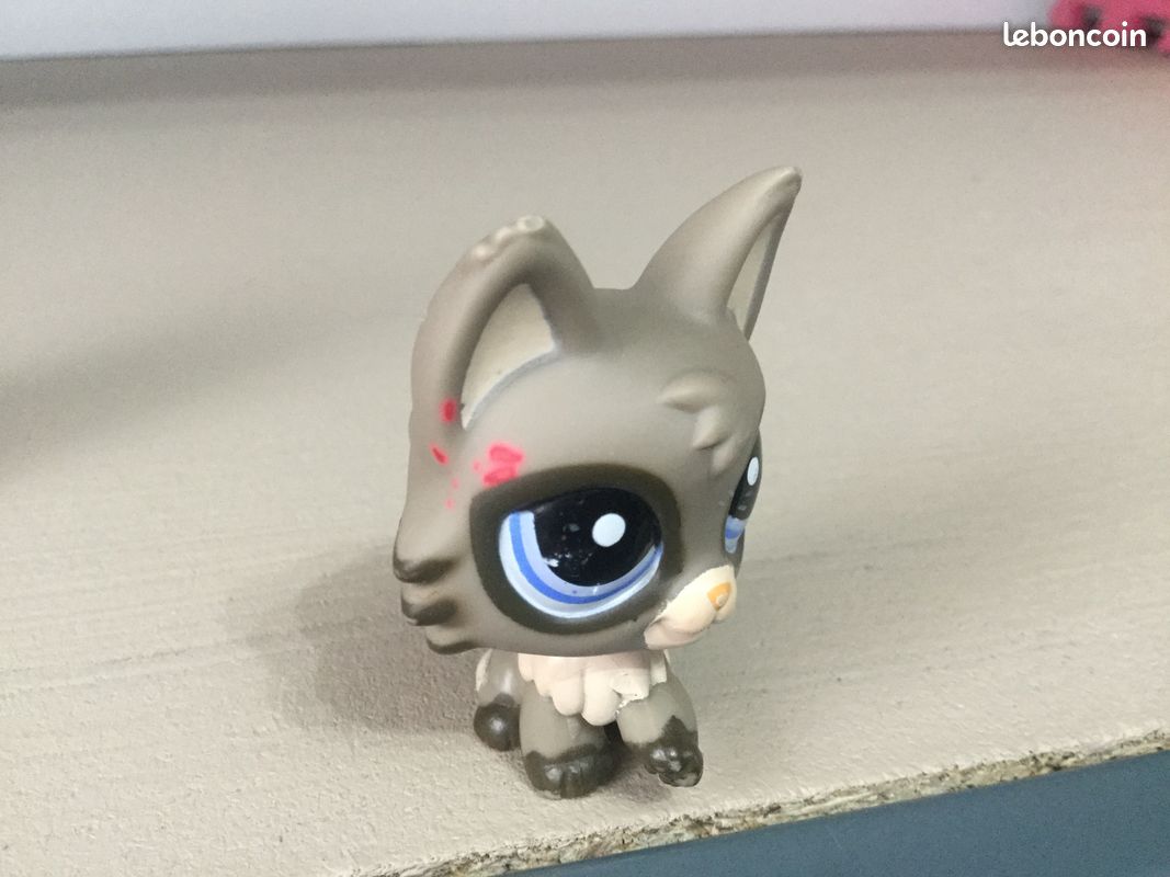 LPS Littlest Pet Shop Authentique très rare chat-loup 1953