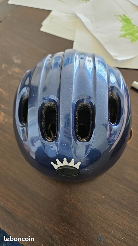 ABUS Smiley 2.1 – Casque Vélo Enfant Avec Lumière LED Arrière – Taille S 45-50 Cm – Bleu – Protection Maximale Pour Filles Et Garçons