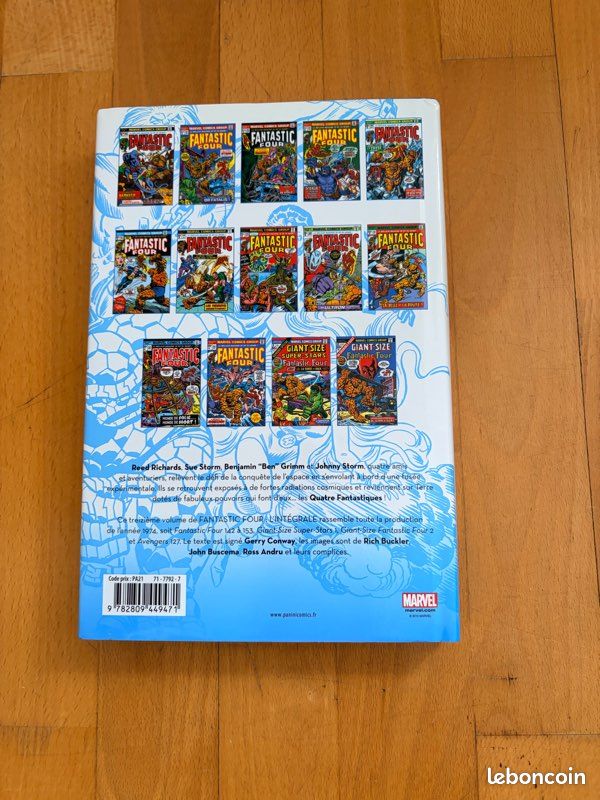 Fantastic Four L'Intégrale 1974 – Conway / Buckler – Panini Comics Marvel – BD Comics Collector (image 2)