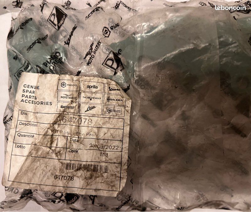 Plaquettes De Frein Avant PIAGGIO MP3 400 LT Ie Sport De 2011