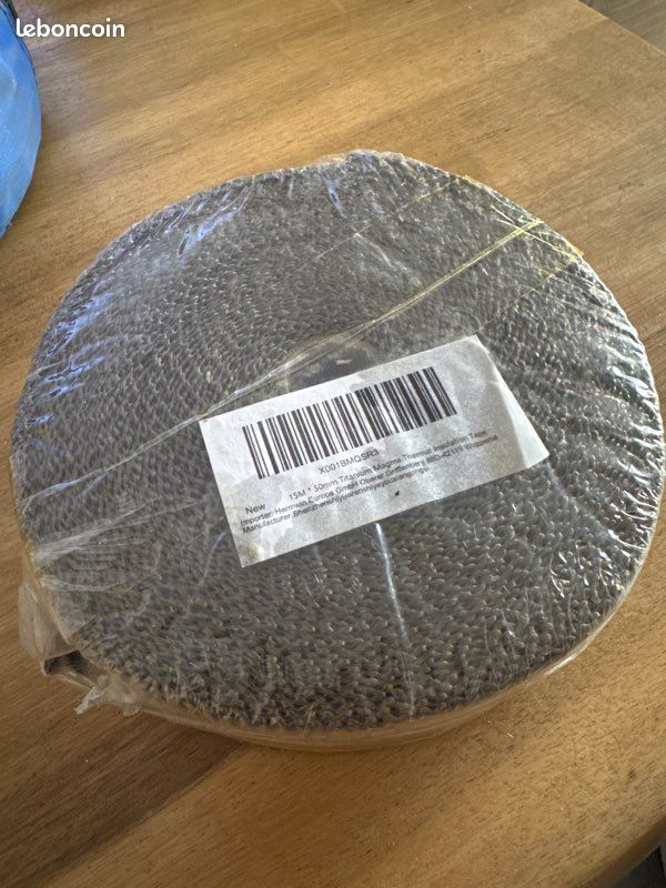 Ruban Thermique Isolant 10M Colliers Inox Pour Collecteur Et échappement