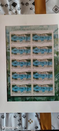 Feuillet Timbres France Poste Aérienne 2012 - Y&T PA75a Nancy Lunéville - Neuf Sans Charnière