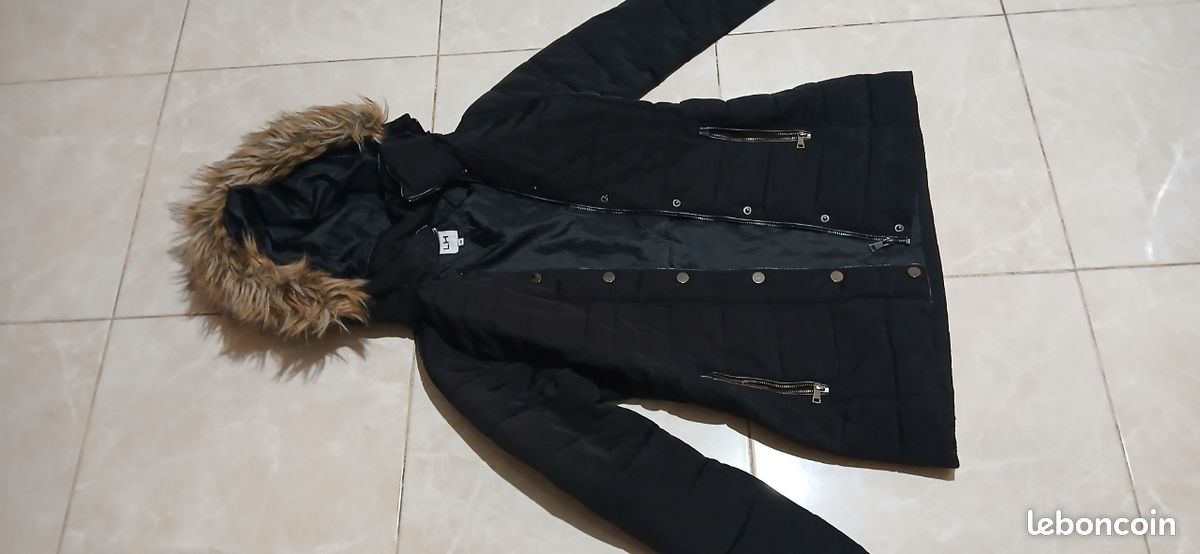 Manteau doudoune a capuche femme (image 1)