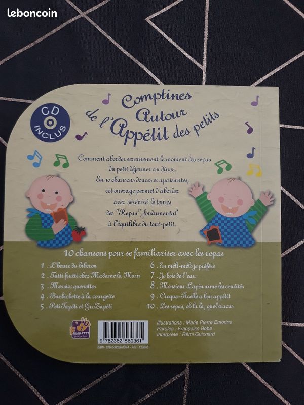 Livre + CD Comptines autour de l appetit des petits (image 2)