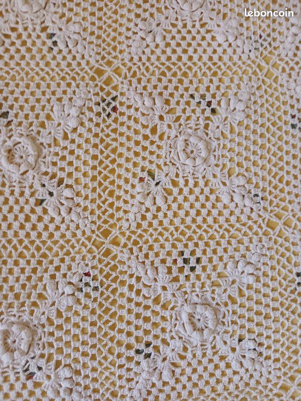 Couvre lit crochet fait main 200x240 (image 2)