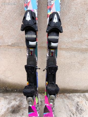 Ski HEAD MOJO 70 Enfant - 162 Cm Avec Fixations - Rouge - Occasion