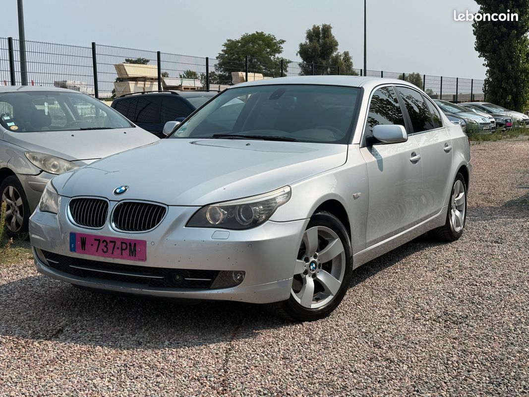 BMW 525i E60 187205 km FEUX XENON, SIEGES CUIR, REGULATEUR (image 1)
