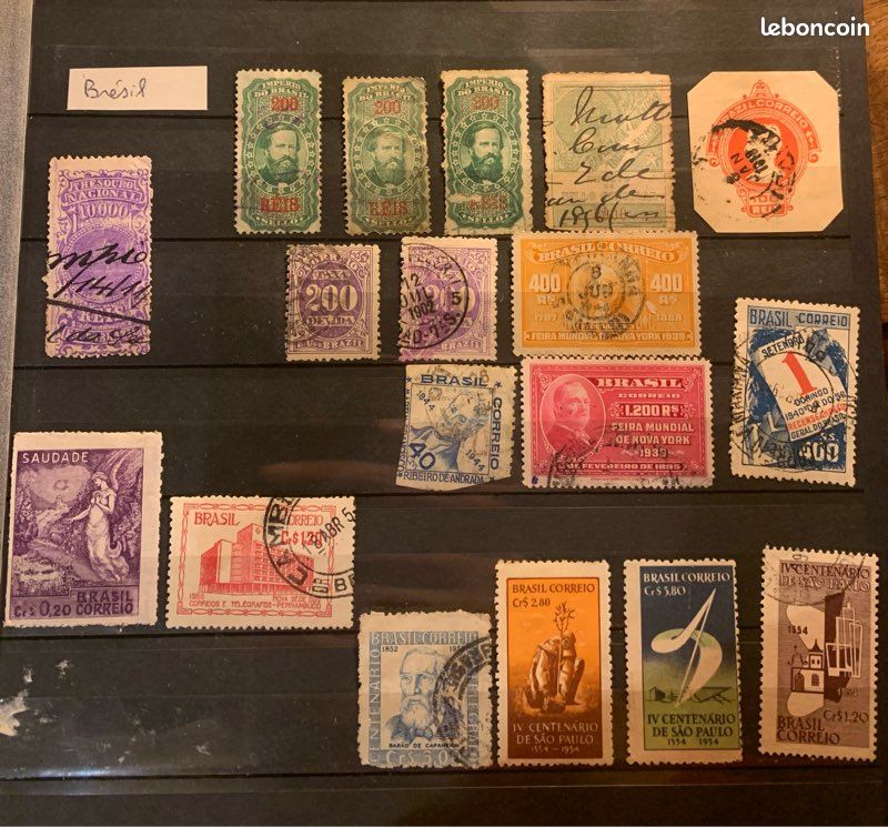 9 Timbres Anciens ( Brésil ) | Kaufen auf Ricardo
