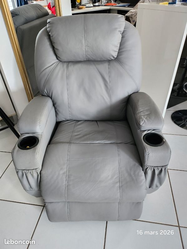 Vend fauteuils simili cuir (image 3)