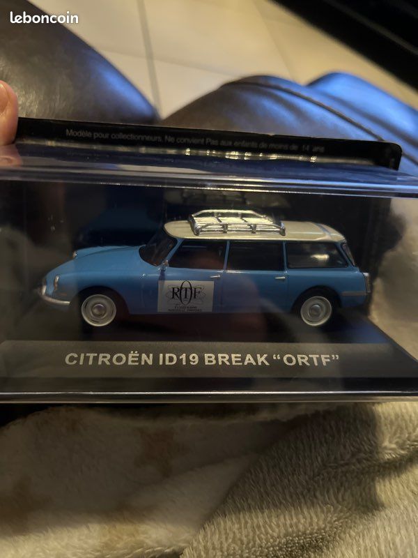 Citroën ID DS19 Break Cibie – Eligor 1/43, Bleu Toit Gris, Collection