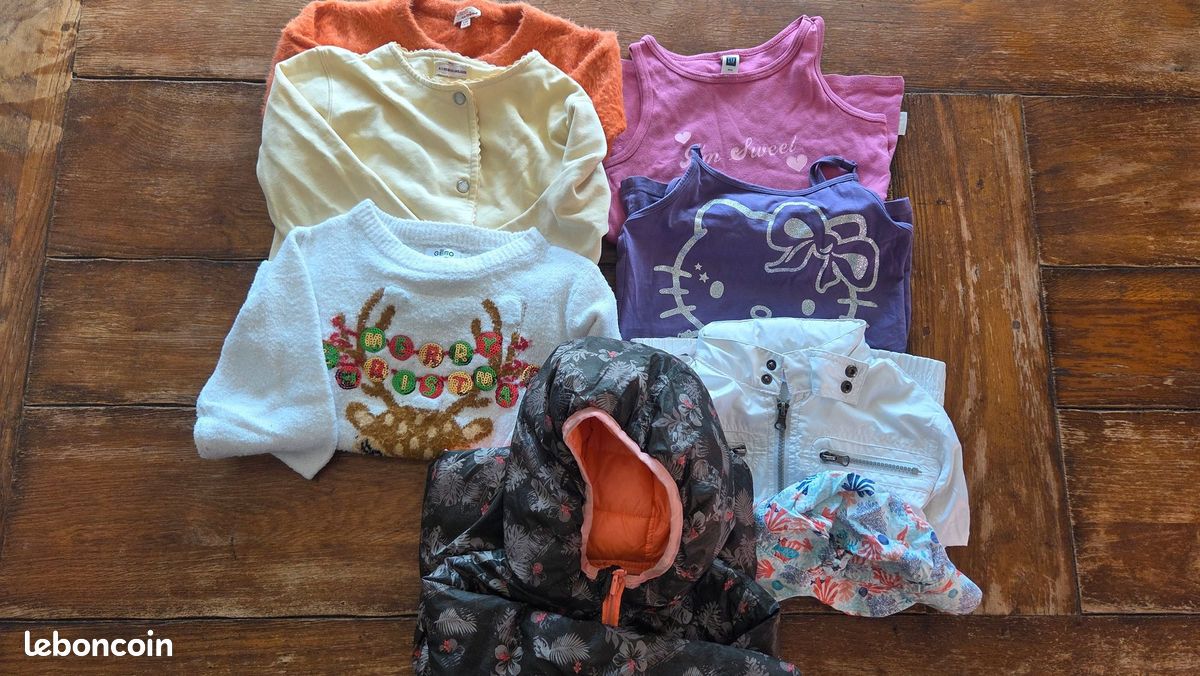 Lot De Vêtements Pour Fille Taille 5-6 Ans - Occasion Très Bon état - Plusieurs Pièces