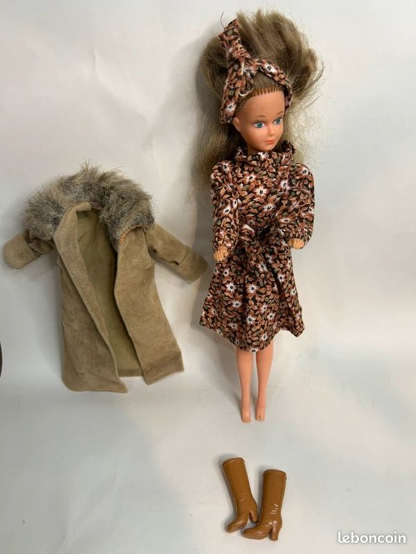 TENUE POUPEE ROBE De Soiree Vintage Tressy? Bella? Barbie?Gege?Cathie? EUR 12,00 - FR