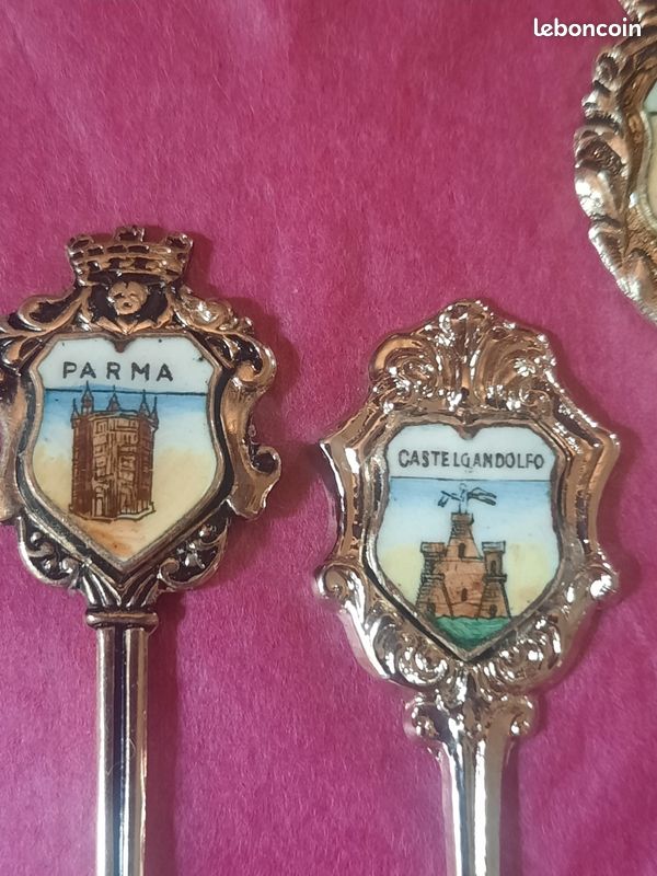 Cuillères collection Italie vintage,au choix les 4 : 8 (image 3)