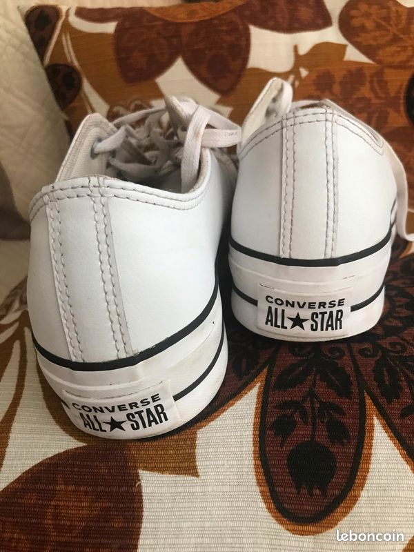 Low Top Converse Blanche 37 Basse Low Top Converse Plateforme