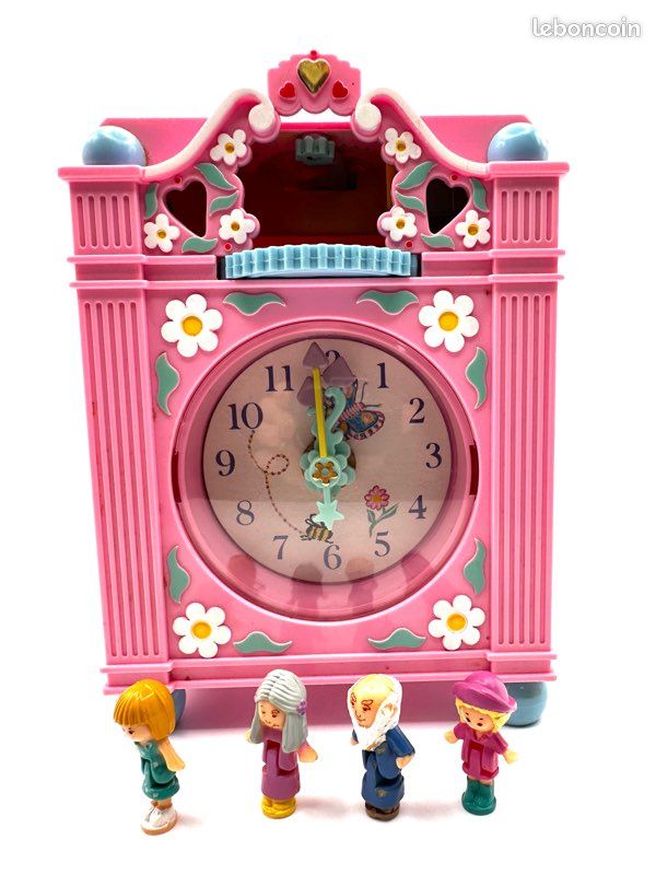 Polly Pocket Vintage Funtime Clock Playset de 1991 - Collection Polly Pocket Vintage Funtime Clock Playset de 1991 - Collection