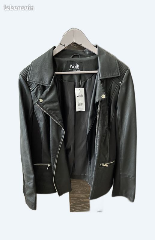 Veste en vrai cuir Wallis (image 1)