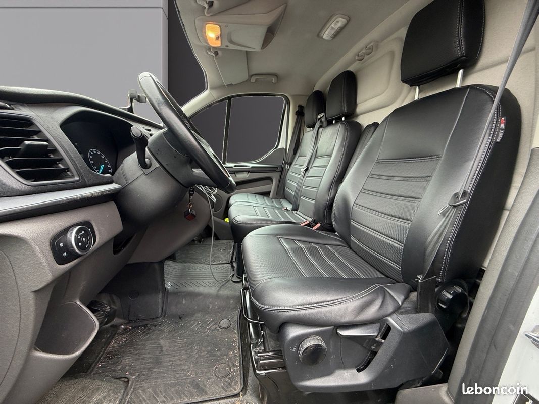 Ford transit custom fourgon 320 l1h1 2.0 ecoblue 130 bva trend business - tva récupérable - carplay - radar av/ar - climatisat (image 8)