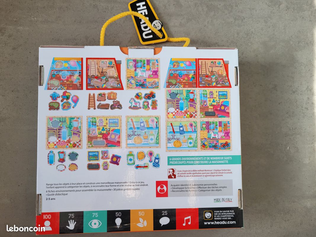 Educational Game La Mia Casetta Montessori Amazon La Mia Casetta