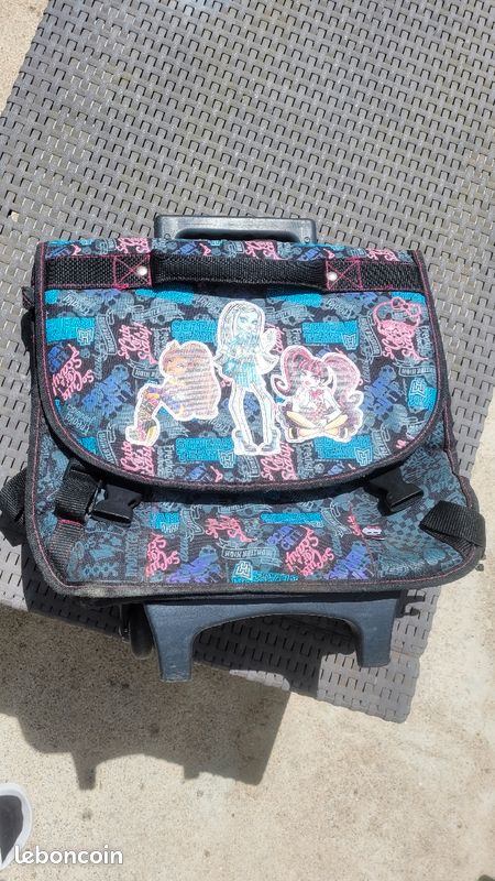Cartable à roulettes Monster High (image 1)