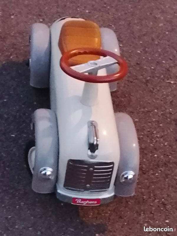 Porteur enfant en métal Baghera vintage / Voiture de course rétro (image 2)