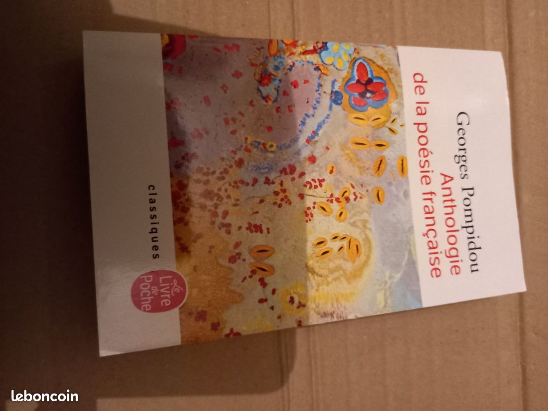 Livre anthologie de la poésie (image 1)