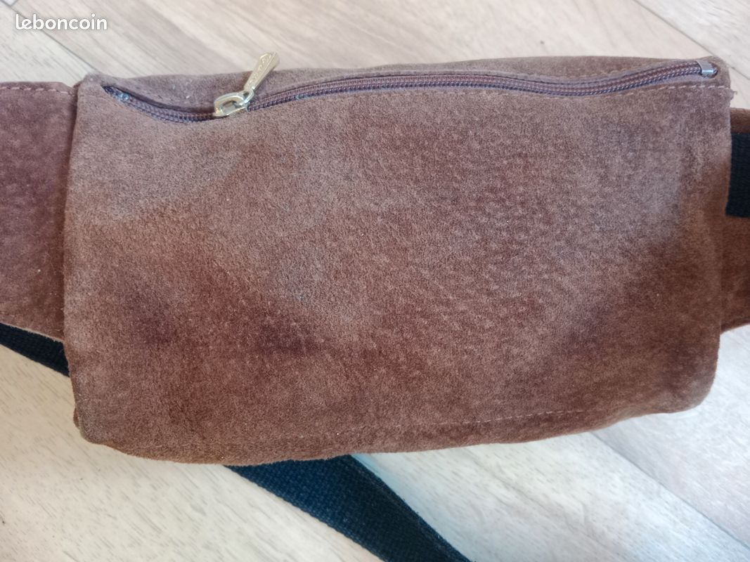 Sac banane Longchamp en nubuck (image 4)