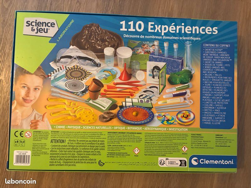 Jeu éducatif 5 Ans Expériences Couleurs Kit Scientifique Clementoni 5