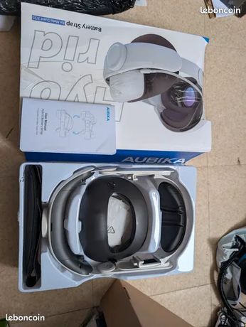 Casque VR Meta Quest 3S 128 Go + Sangle Elite Batterie 10000mAh - Consoles