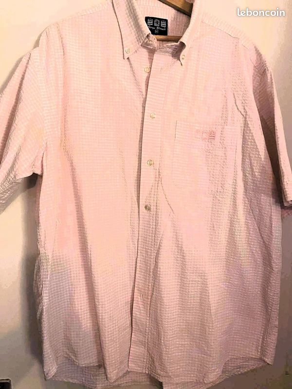 Chemise Serge Blanco Taille XXL - Multicolore - 100% Coton - Occasion Comme Neuf