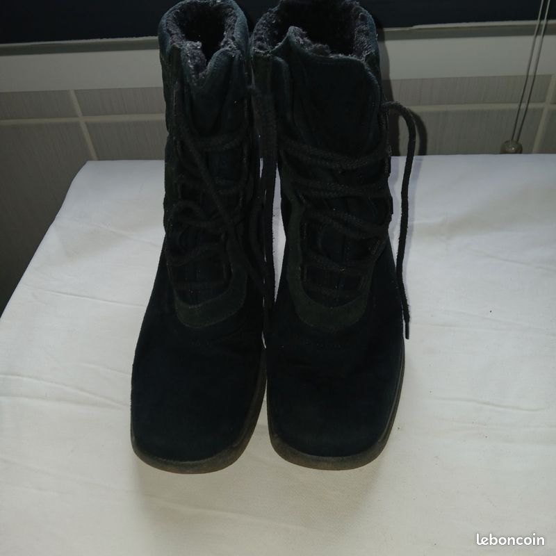 Bottes Fourrées Sympatex Rohde N°2929 – Noir, Pointure Mixte 37 Et 38, Neuves Avec Défaut
